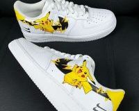 limited edition nike air force 1 anime custom sneakers
