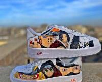 custom nike air force 1 sneakers for naruto fans