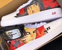 stylish custom air force 1 shoes with naruto themes