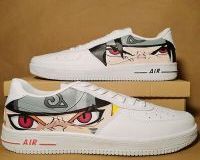 high-quality nike air force 1 sneakers with naruto motifs