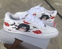 unique air force 1 sneakers with naruto-inspired designs