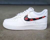stylish nike air force 1 sneakers with naruto-inspired designs