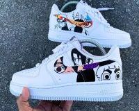 unique nike air force 1 sneakers with naruto characters